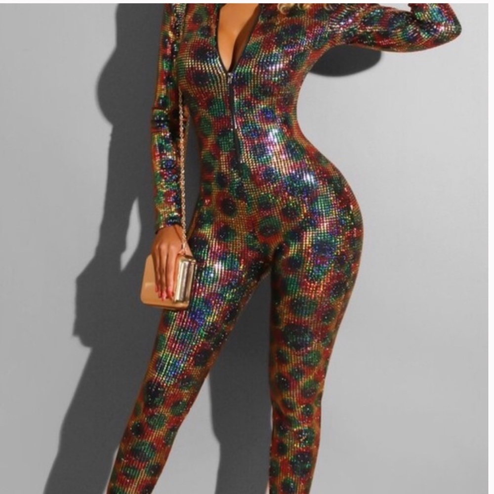 Sparkle Jumpsuit. never worn